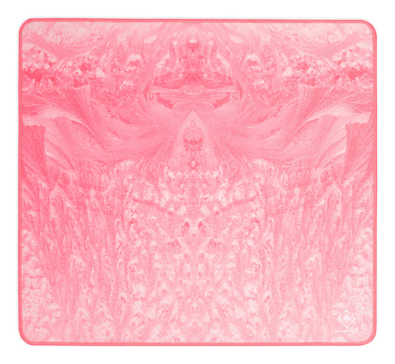 Deltaco Gaming PMP80 Gaming-musemåtte Large, 450 x 400 x 4 mm, syede kanter, pink