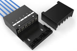 Digitus DN-93708-6 netværk fordelerskab Sort