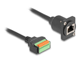 DeLOCK 88153 kabel kønsskifter RJ45 8-Pin Terminal Block Sort