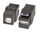 EFB Elektronik EB534 kabel kønsskifter USB 2.0 A USB 2.0 B Sort