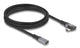 DeLOCK 81148 USB-kabel 2 m USB C 20 Gbit/sek. 240 W Sort