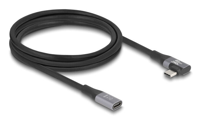 DeLOCK 81148 USB-kabel 2 m USB C 20 Gbit/sek. 240 W Sort