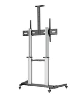 Manhattan 462563 tv-beslag 2,54 m (100") Sort, Sølv