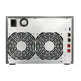 Asustor Lockerstor 10 AS6510T NAS Tower Intel Atom® C3538 8 GB DDR4 0 TB ADM Sort