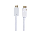 Prokord DP2HDMI2MM-2m-W DisplayPort HDMI Hvid