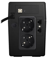 PowerWalker VI 850 LCD UPS-enhed Interaktivt indgangsstik 0,85 kVA 480 W