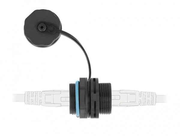 DeLOCK 86695 netværks-splitter Sort