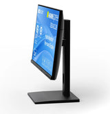 Hannspree Hybri Monitor EB241CJB computerskærm 60,5 cm (23.8") 1920 x 1080 pixel Fuld HD LCD Sort