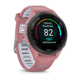Garmin Forerunner 265S 2,79 cm (1.1") AMOLED 42 mm Digital 360 x 360 pixel Berøringsskærm Sort, Lyserød Wi-Fi GPS (satellit)