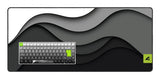 Sharkoon SKILLER SGK50 S3 Design Bundle - D5 Gaming musemåtte Sort, Grå, Hvid
