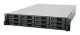 Synology SA SA3610 NAS & lagringsserver Stativ (2U) Intel® Xeon® D-1567 16 GB DDR4 0 TB DiskStation Manager Sort, Grå