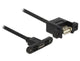 DeLOCK 1m, USB2.0 Micro-B/USB2.0-A USB-kabel USB A Micro-USB B 0,48 Gbit/sek. Sort