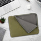 Mobilis 049020 taske og etui til laptop 36,1 cm (14.2") Mappe Grøn, Grå