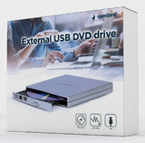 Gembird DVD-USB-021-SV optisk diskdrev DVD±RW Sølv