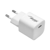 Akyga AK-CH-22 USB-Ladegerät 25 W Ausgangsstrom max. 3 A USB-C Universel, Tablet, Telefon, SmartWatch, Mobiltelefon Hvid Vekselstrøm Hurtig opladning Automatisk
