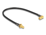 DeLOCK 12110 koaxial kabel RG-58 0,3 m SMA Sort