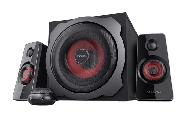 Trust GXT 38 2.1 højttalersæt 60 W Universel Sort 2.1 kanaler 15 W