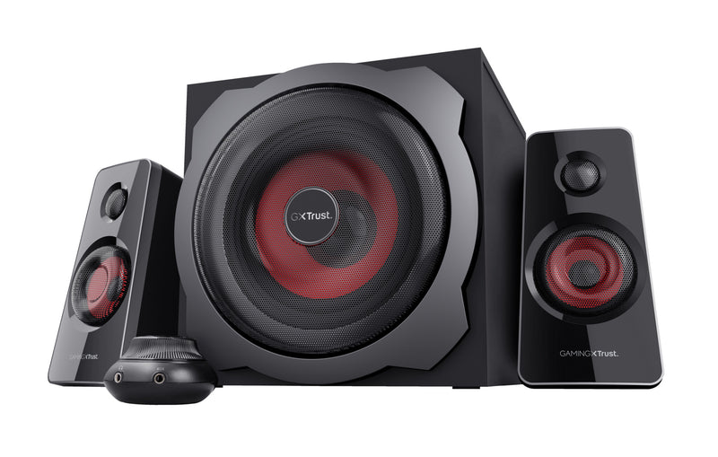 Trust GXT 38 2.1 højttalersæt 60 W Universel Sort 2.1 kanaler 15 W