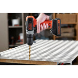 Black & Decker BCD001C1-QW bor Nøglefri Sort, Rød