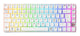 CHERRY XTRFY K33 Compact Wireless tastatur Spil USB + RF Wireless + Bluetooth QWERTY Nordisk Hvid
