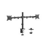 Gembird MA-D2-01 skærmbeslag og -stativer 81,3 cm (32") Skrivebord Sort