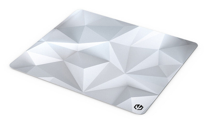 ENDORFY Crystal Onyx White L Gaming musemåtte Sort, Hvid