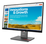 Lenovo ThinkVision P24QD-40 computerskærm 60,5 cm (23.8") 2560 x 1440 pixel Quad HD LCD Sort