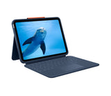 Logitech Rugged Combo 4 Touch AZERTY Fransk Smart Connector Blå