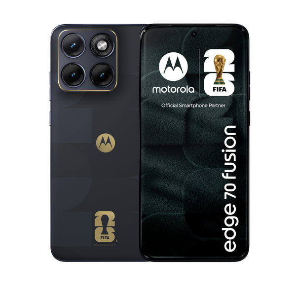 Motorola edge 70 fusion FIFA Edition 17,2 cm (6.78") Dual SIM Android 16.0 5G USB Type-C 8 GB 256 GB 5200 mAh Sort