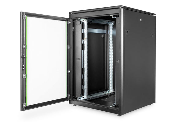 Digitus DN-19 22U-8/8-B-1 stativ Fritstående reol Sort