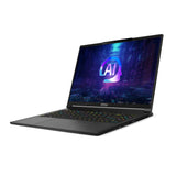 MSI Stealth A16 AI+ A3XWIG-043 AMD Ryzen AI 9 HX 370 Laptop 40,6 cm (16") Quad HD+ 32 GB LPDDR5x-SDRAM 2 TB SSD NVIDIA GeForce RTX 5080 Wi-Fi 7 (802.11be) Windows 11 Home Sort