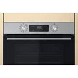 Whirlpool OMK58CU1SX 71 L Sort, Rustfrit stål