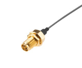 Akasa A-ATC01-150GR signalkabel 0,15 m Sort, Guld
