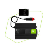 Green Cell INV29 strømadapter og vekselret Indendørs/udendørs 150 W Sort