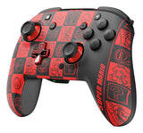 PDP REMATCH GLOW Sort, Grøn, Rød Gamepad Analog/digital Nintendo Switch, Nintendo Switch OLED
