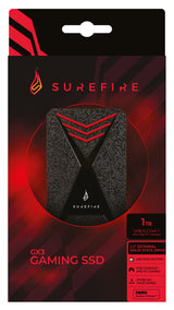 SureFire Gaming 1 TB Micro-USB B 3.2 Gen 1 (3.1 Gen 1) Sort, Grå