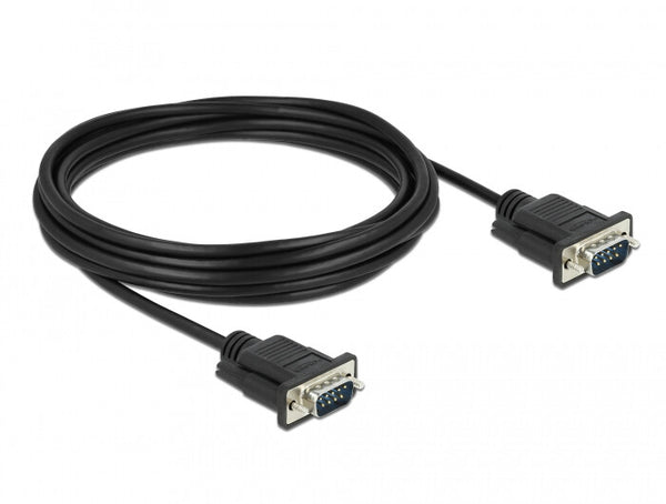 DeLOCK 86576 serielkabel Sort 5 m RS-232 Sub-D9