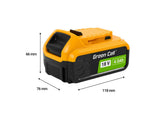 Green Cell PTDW18V4 ledningsfrit batteri / ledningsfri oplader