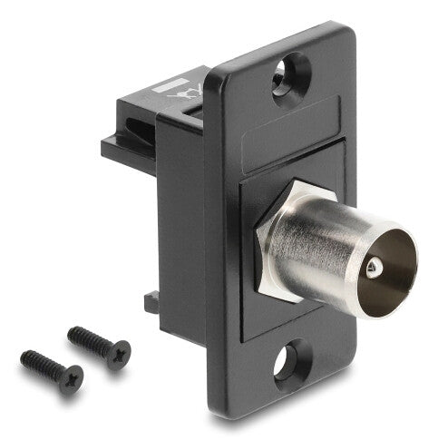 DeLOCK 91204 koaksial forbinder F/IEC 1 stk 75 ohm (Ω)