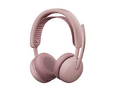 Logitech Zone Wireless 2 ES for Business Headset Trådløs Business/Everyday USB Type-C Bluetooth Rose