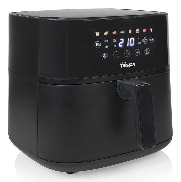 Tristar FR-9071 frituregryde Enkelt 8 L Enkeltstående 2000 W Varmluftsteger Sort