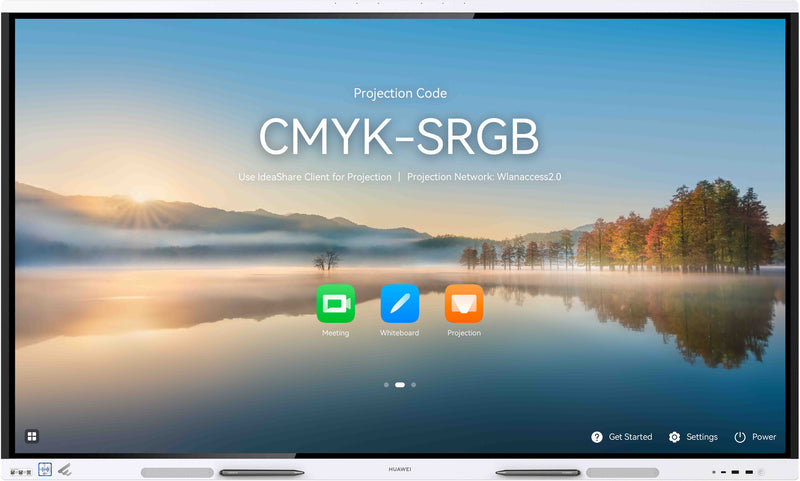 HUAWEI eKit IdeaHub Board 3 Pro 165,1 cm (65") 3840 x 2160 pixel Wi-Fi 6 (802.11ax), Wi-Fi 5 (802.11ac) Sort