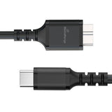 MediaRange MRCS257 USB-kabel USB 3.2 Gen 1 (3.1 Gen 1) 0,5 m Micro-USB B USB C 5 Gbit/sek. Sort