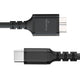 MediaRange MRCS257 USB-kabel USB 3.2 Gen 1 (3.1 Gen 1) 0,5 m Micro-USB B USB C 5 Gbit/sek. Sort