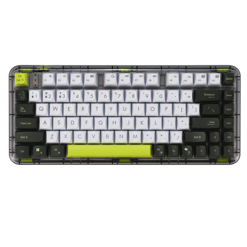 ASUS Jelly75 KD201 KEYBOARD/VT-GN/GE/83 tastatur Universel USB + RF Wireless + Bluetooth Flerfarvet