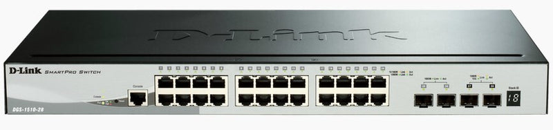 D-Link DGS-1510 Administreret L3 Gigabit Ethernet (10/100/1000) Sort