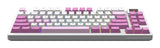MSI FORGE GK600 TKL WIRELESS VIOLET tastatur Spil USB + Bluetooth QWERTY Spansk Lyserød, Violet, Hvid