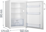 Gorenje R492PW er kompakt og effektiv og tilbyder 133 liter køling i et pladsbesparende design, der er perfekt til mindre køkkener eller ekstra opbevaringsbehov.