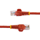 StarTech.com 45PAT50CMRD netværkskabel Rød 0,5 m Cat5e U/UTP (UTP) Rund