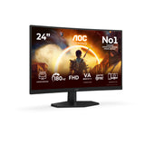 AOC G4 23.6" VA FHD 180Hz computerskærm 59,9 cm (23.6") 1920 x 1080 pixel Fuld HD LCD Sort, Rød